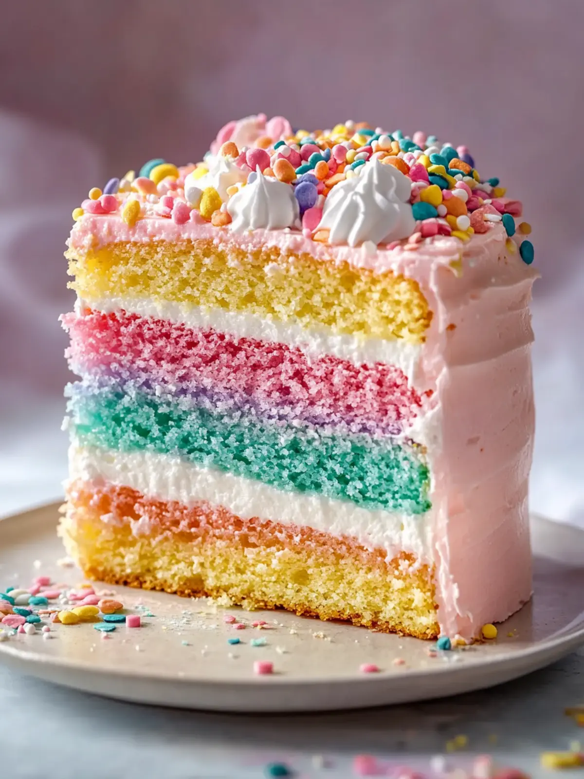 Regenbogen Süßigkeitenkuchen