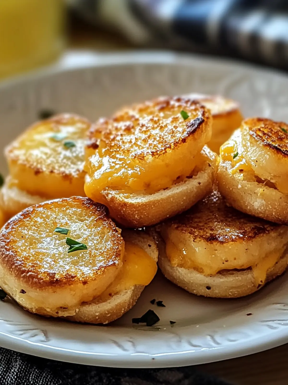 Mini gegrillte Käsedipper