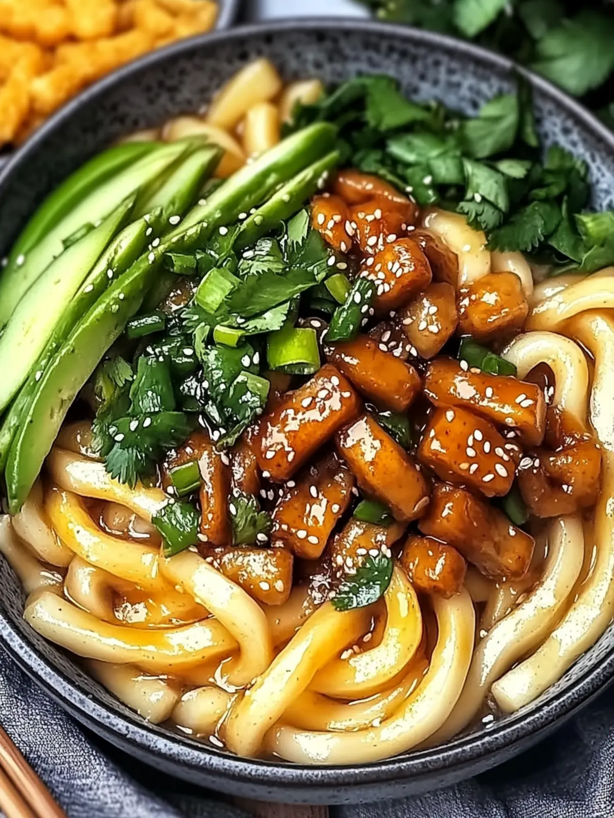 Leckere Vegane Udon Nudeln