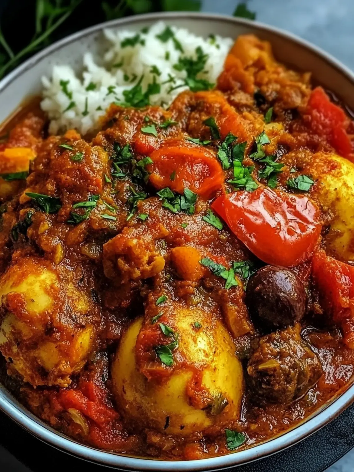 Nigerian Hähnchen-Eintopf