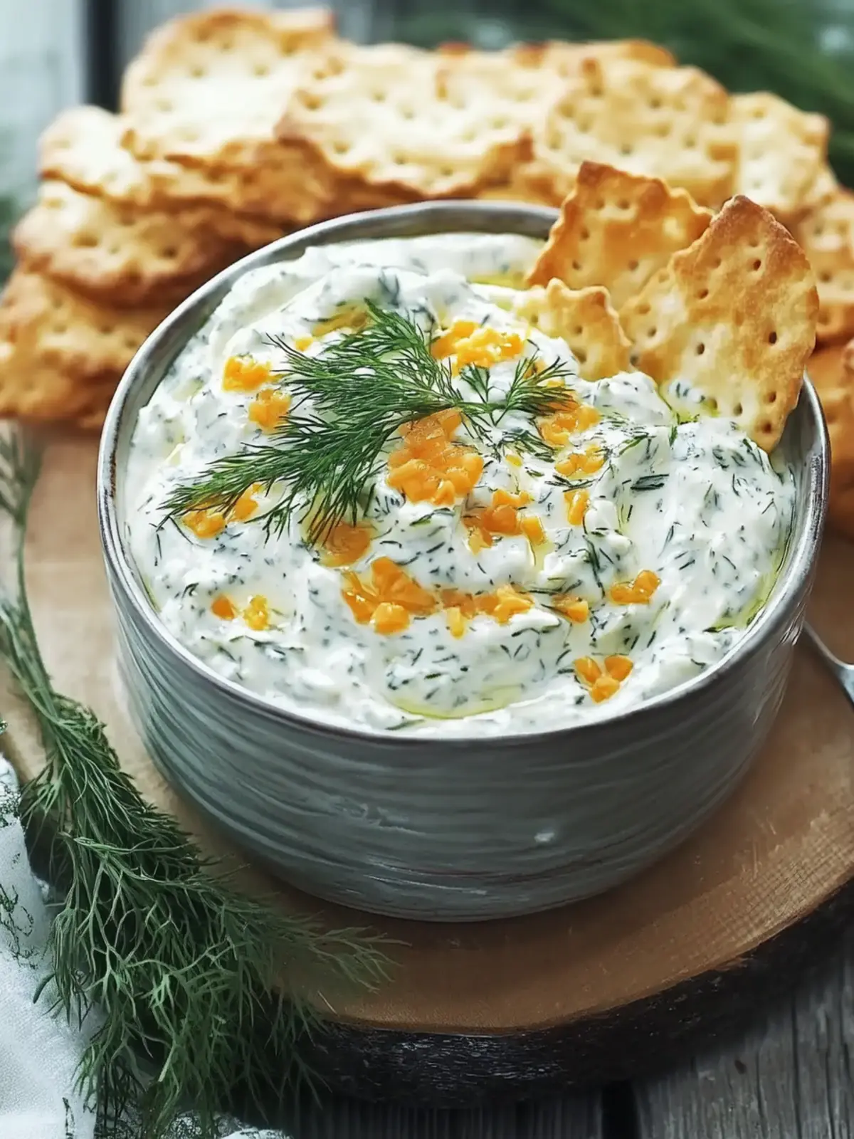 Cremiger Karotten-Dill-Dip