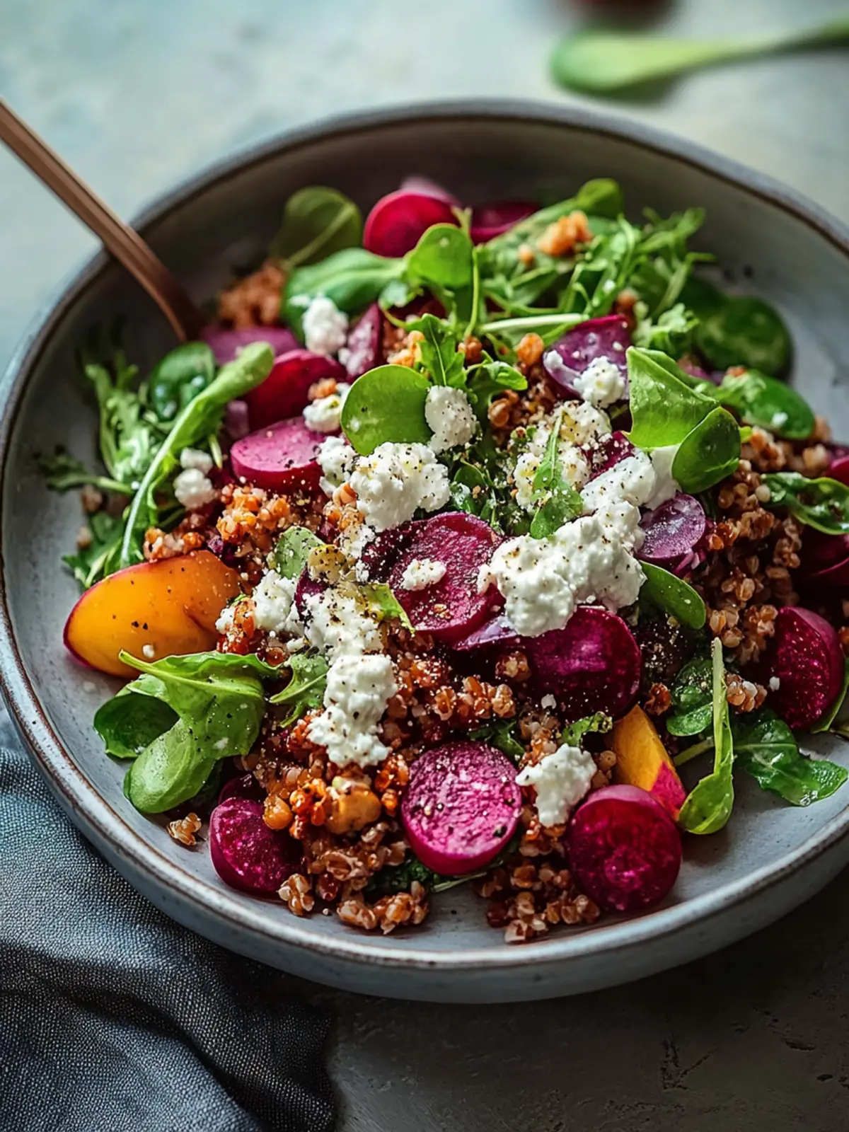 Knackiger Rote Bete Linsen Salat Genuss