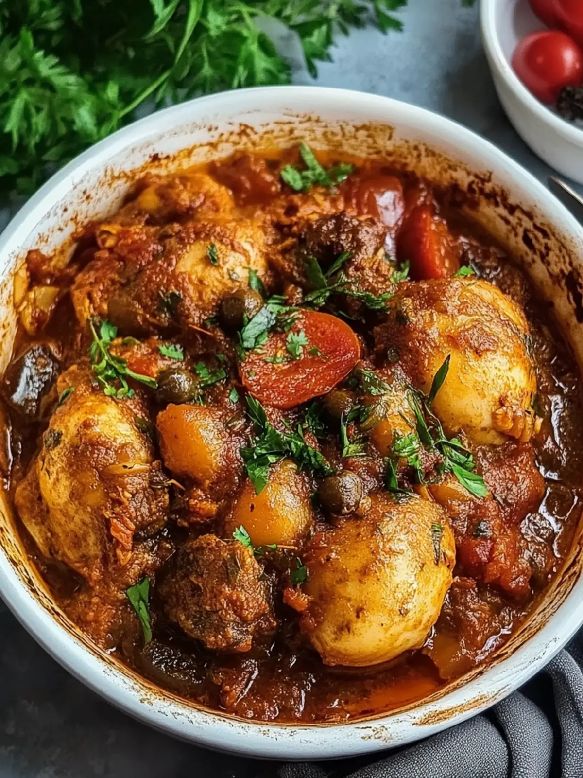 Nigerian Hähnchen-Eintopf