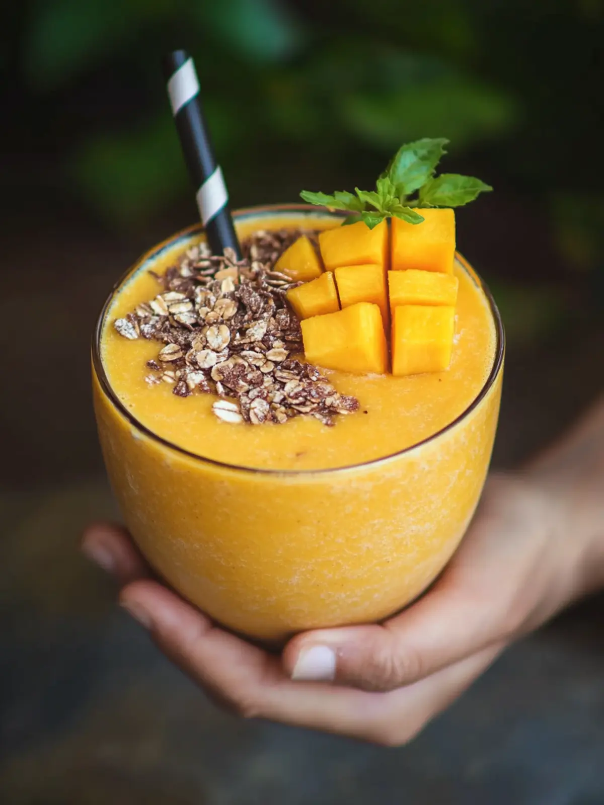 Mango-Smoothie-Schüssel