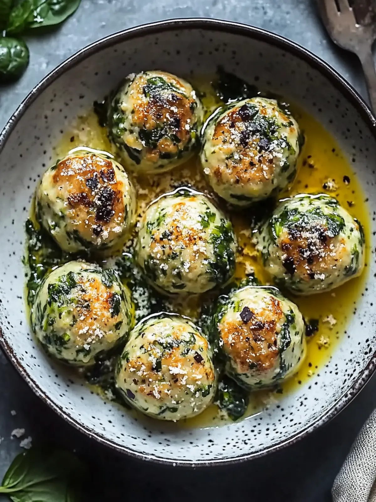 Spinat-Feta-Knödel