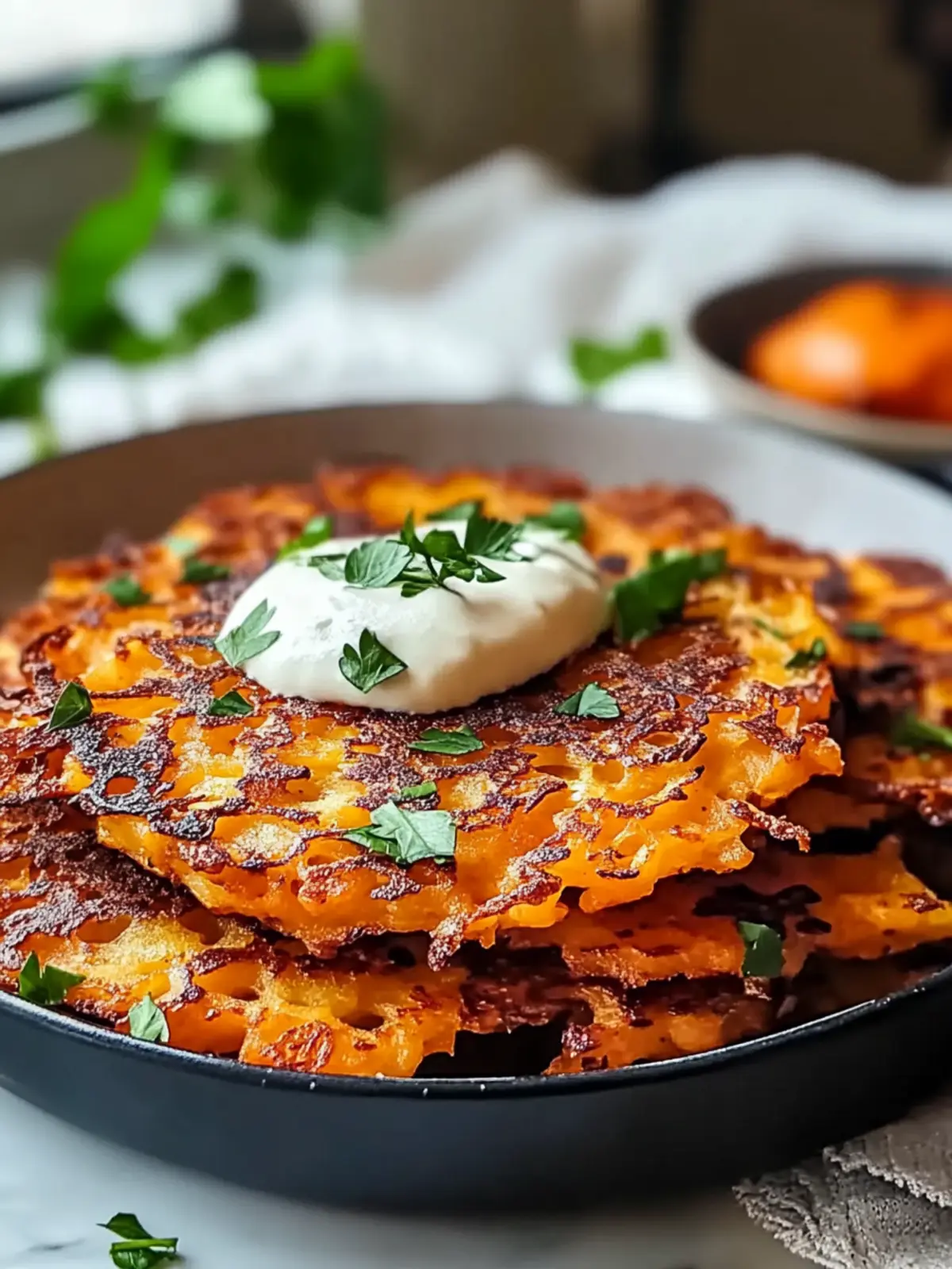 Süßkartoffel-Hash Browns für den perfekten Brunch