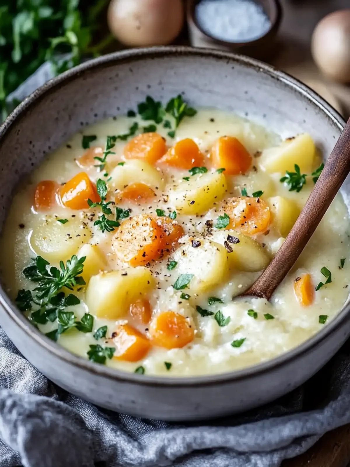 Kohlrabigemüse mit Kartoffeln und Möhren