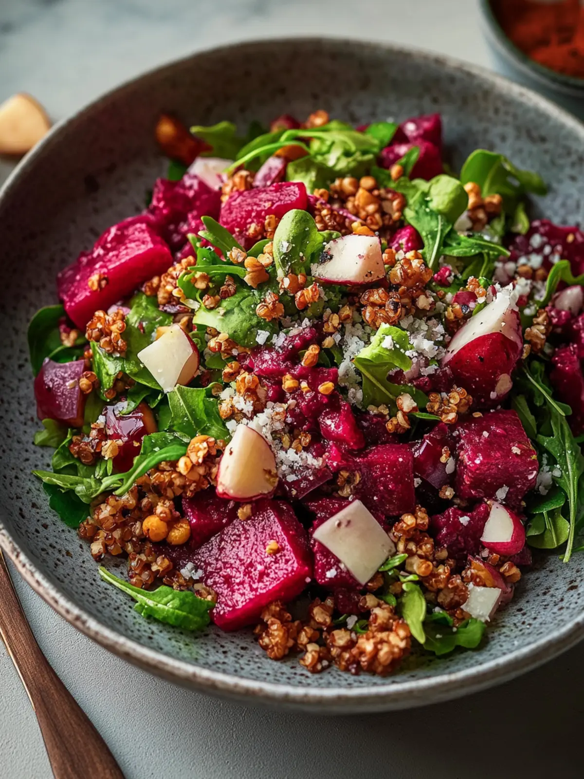 Knackiger Rote Bete Linsen Salat Genuss
