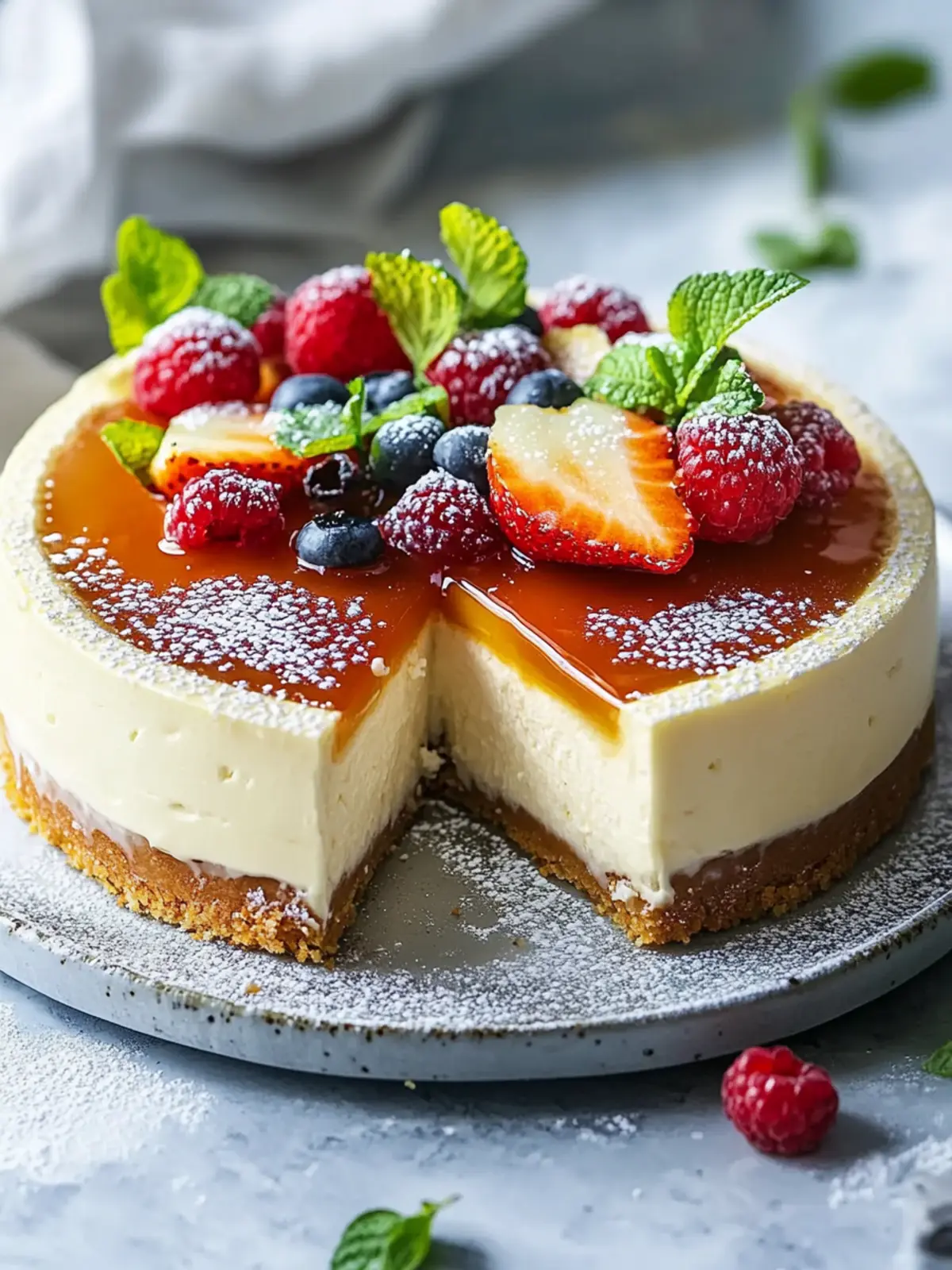 Verführerischer Millionärs-Käsekuchen