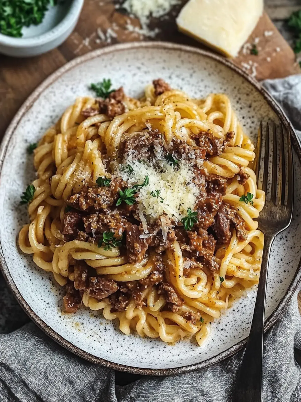 Nudelauflauf mit Hackfleisch