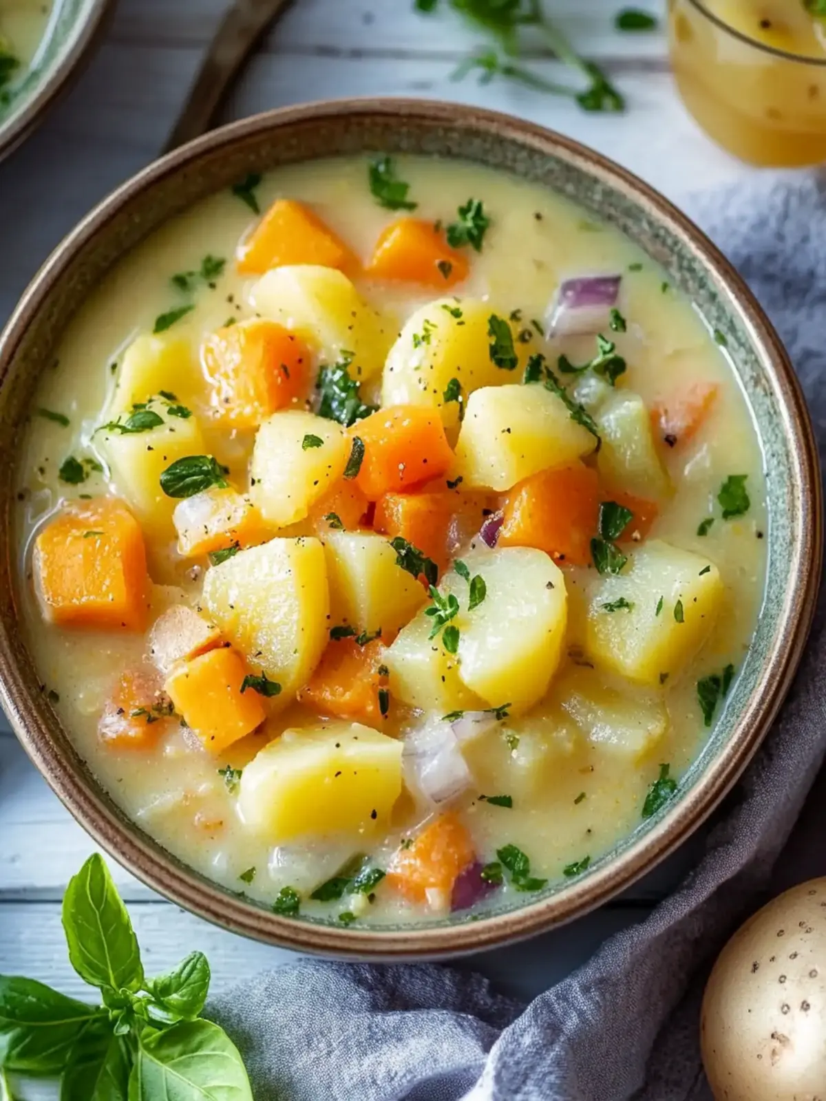 Kohlrabigemüse mit Kartoffeln und Möhren