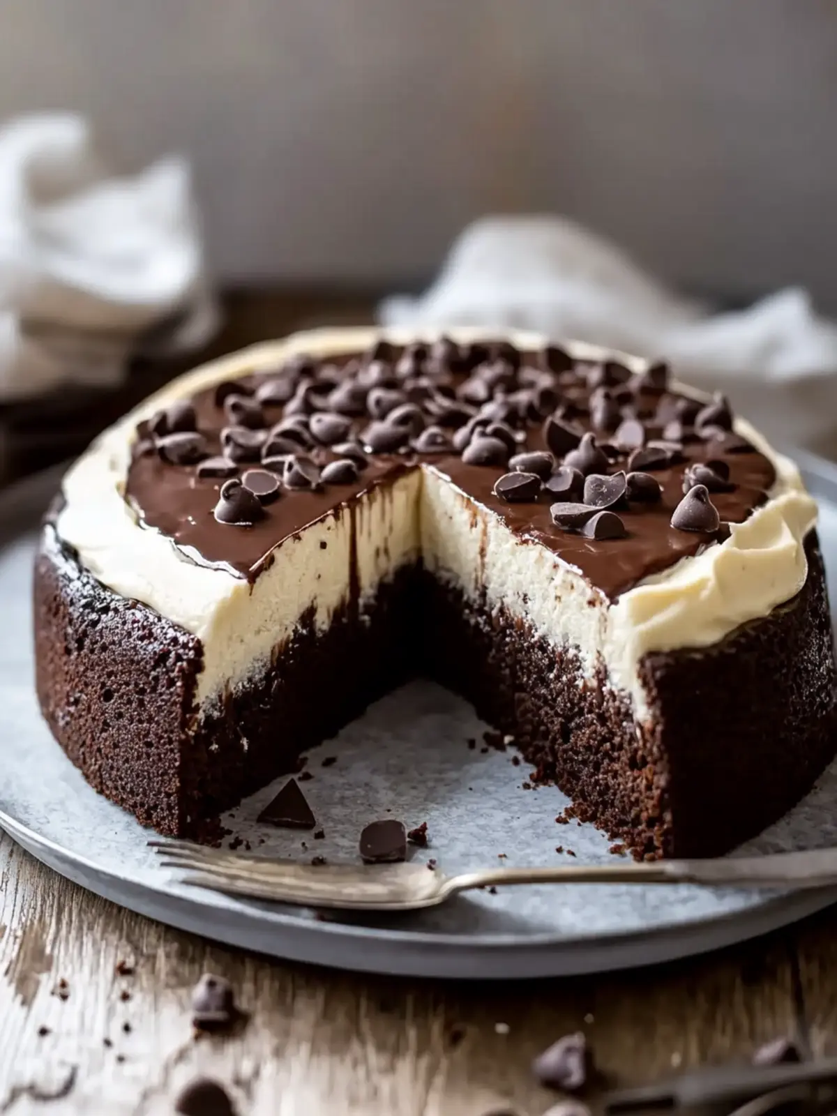Feuchter Schokoladen-Buttermilchkuchen