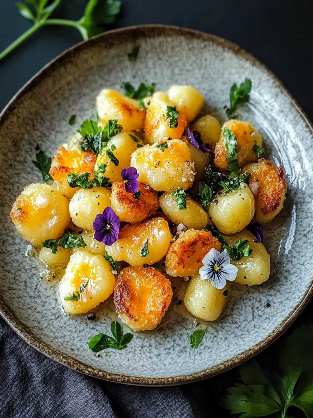 Unwiderstehliche Frittierte Gnocchi mit Karamellisiertem Blumenkohl