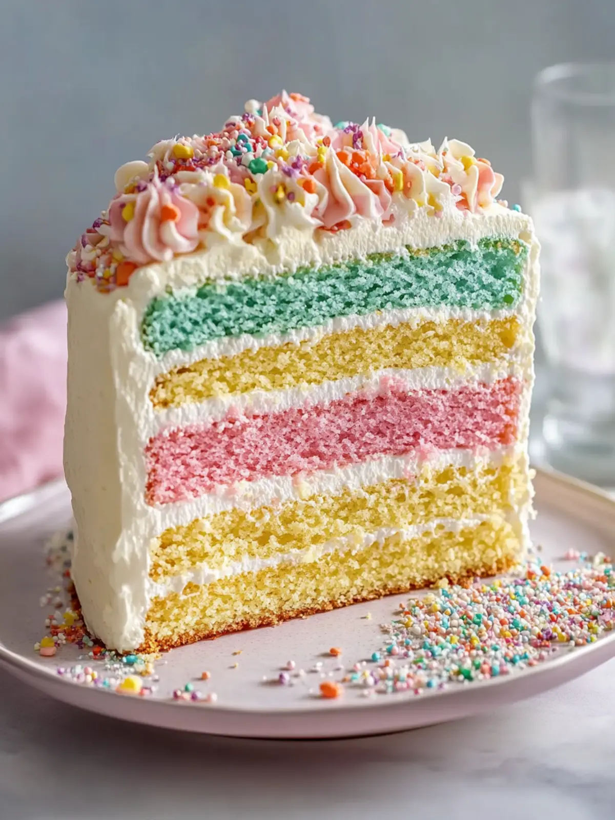 Regenbogen Süßigkeitenkuchen