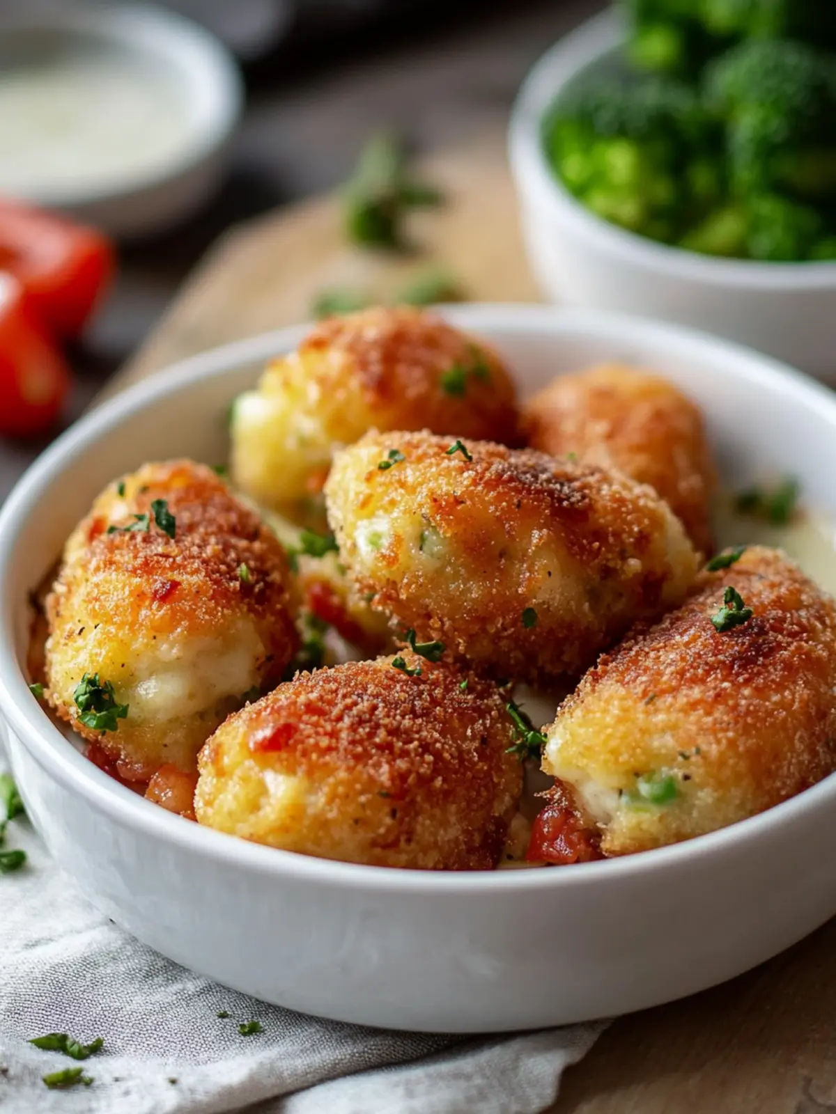 Crispy croquettes with hearty beef