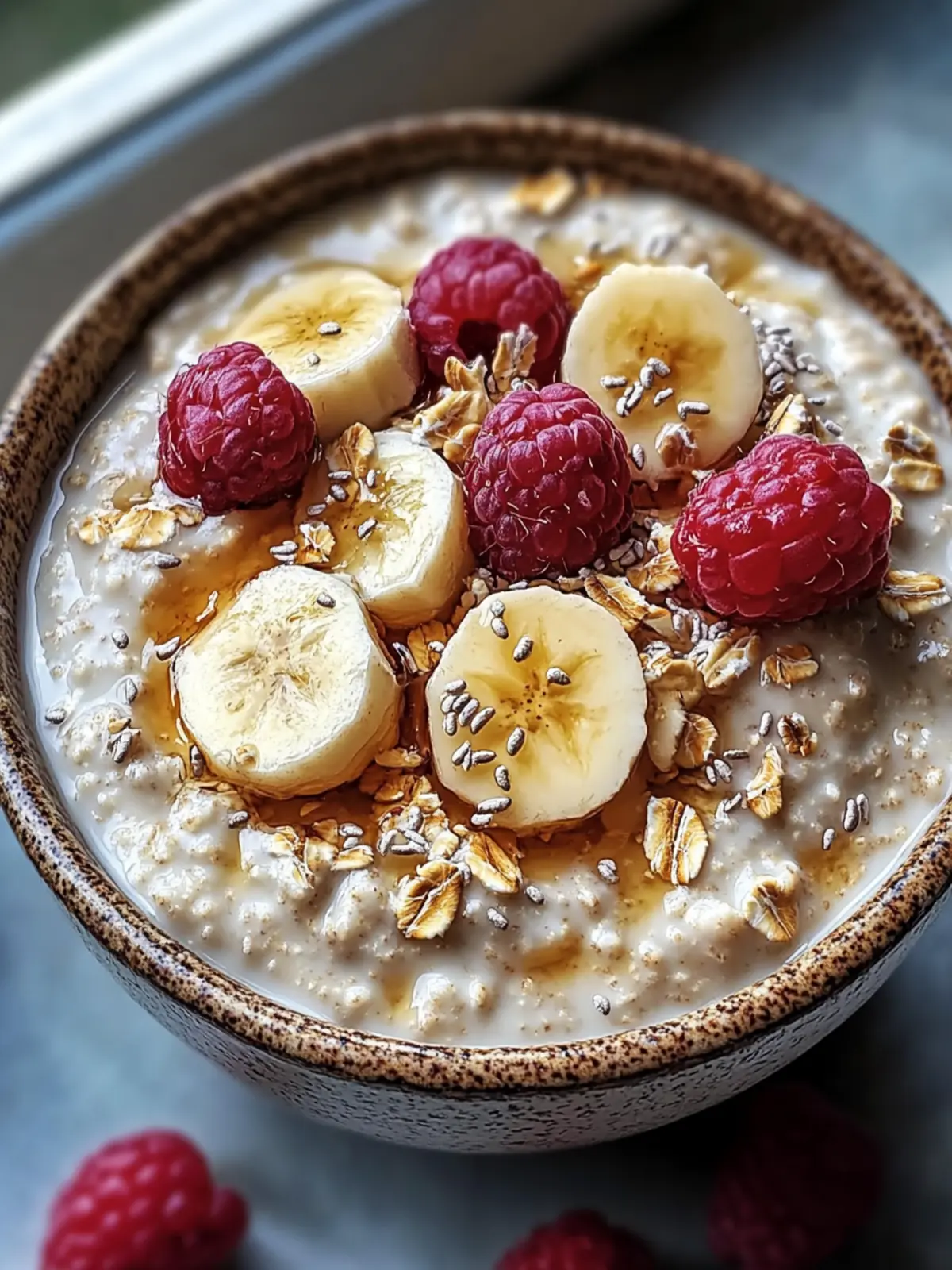 Gesunde vegane Overnight Oats