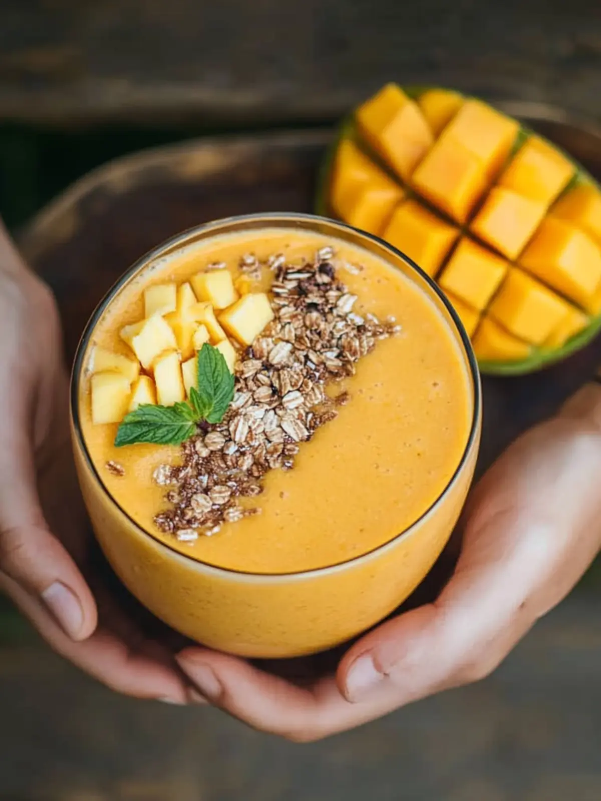 Mango-Smoothie-Schüssel