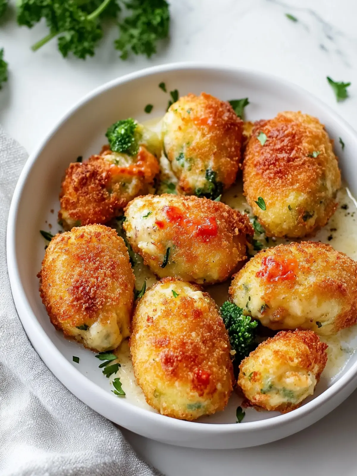 Crispy croquettes with hearty beef