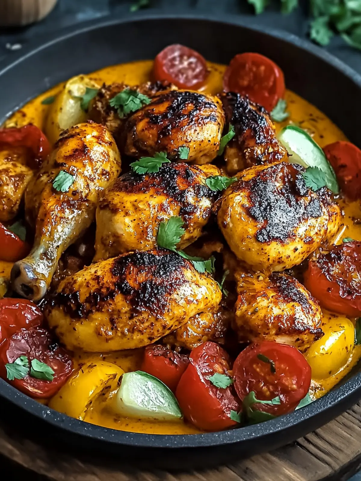 Würzig Süßes Hühnchen Diablo
