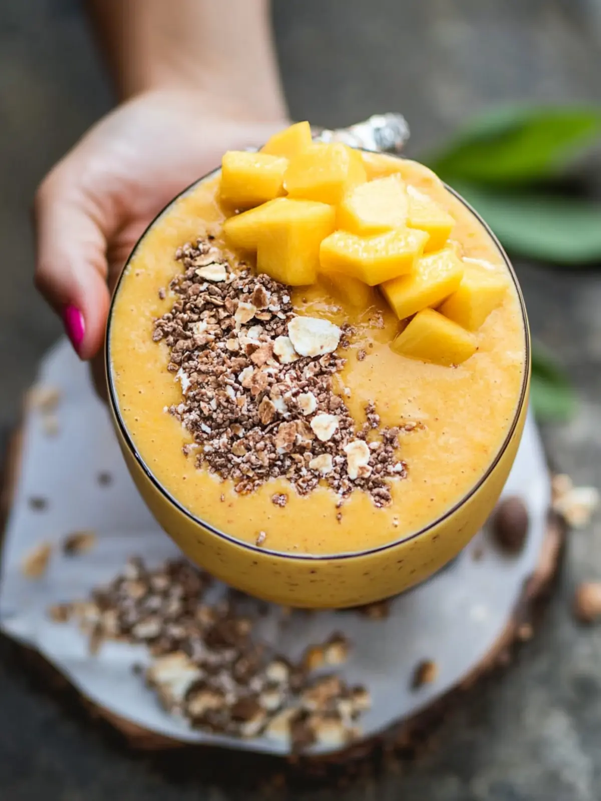 Mango-Smoothie-Schüssel