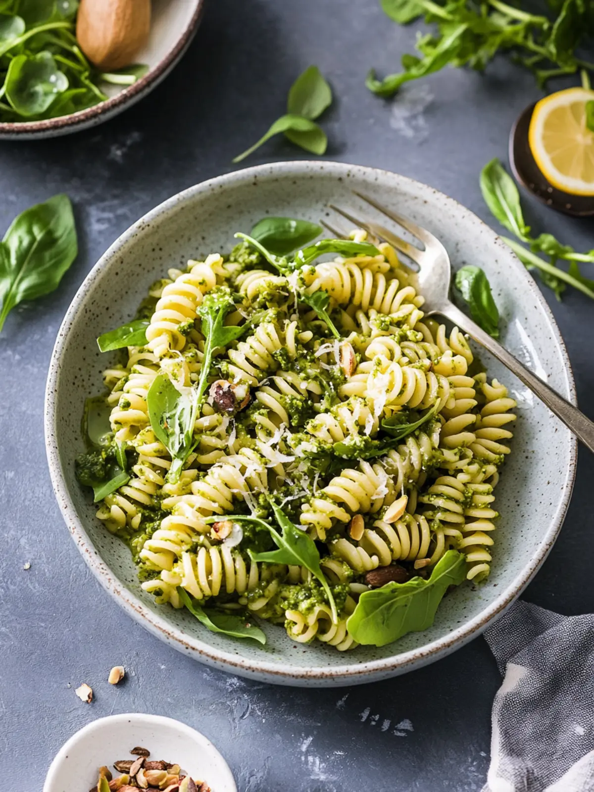 Spargelpesto-Pasta