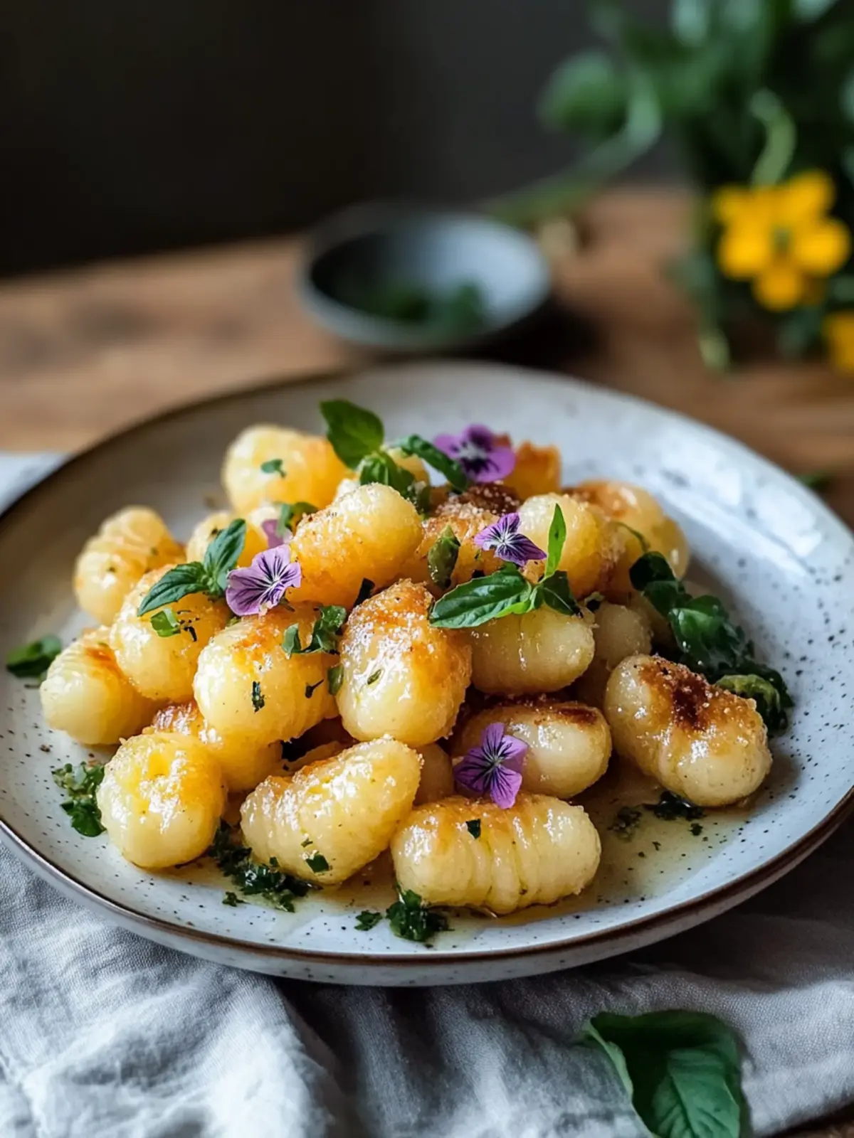 Unwiderstehliche Frittierte Gnocchi mit Karamellisiertem Blumenkohl