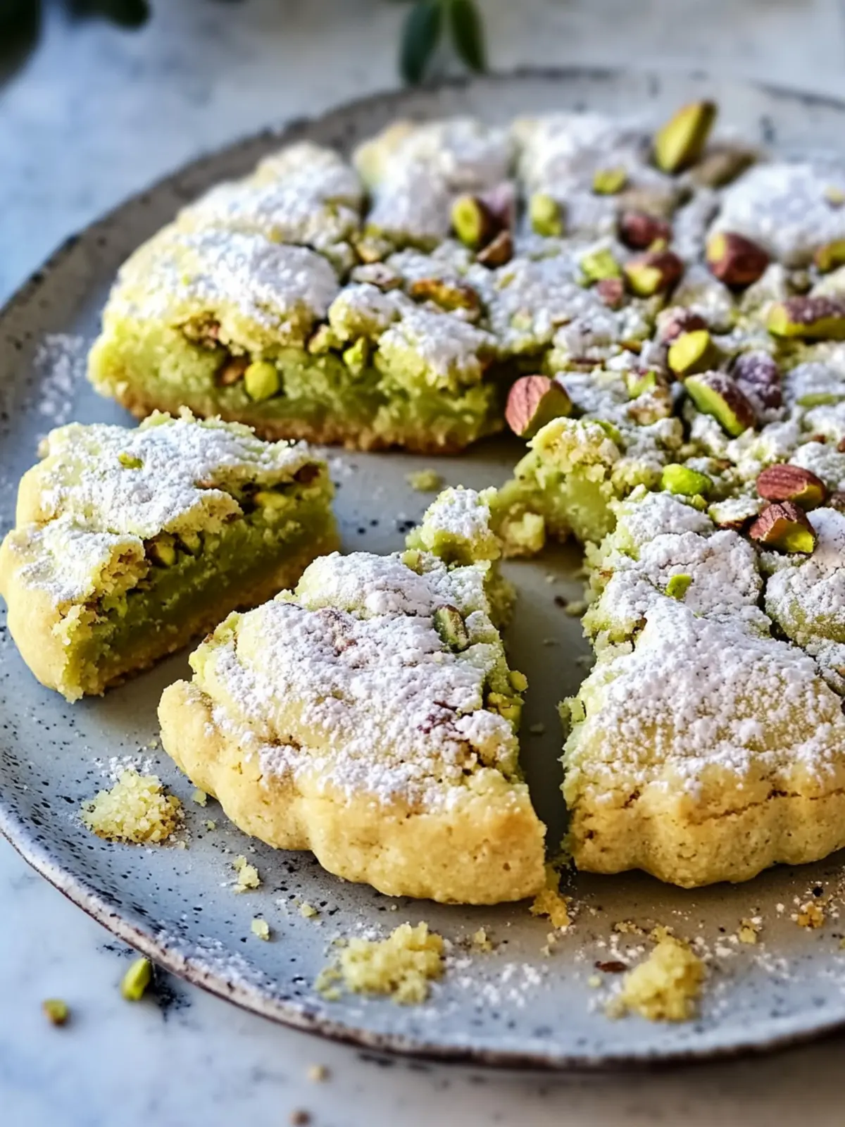 Leckere Pistazien Plätzchen ohne Mehl